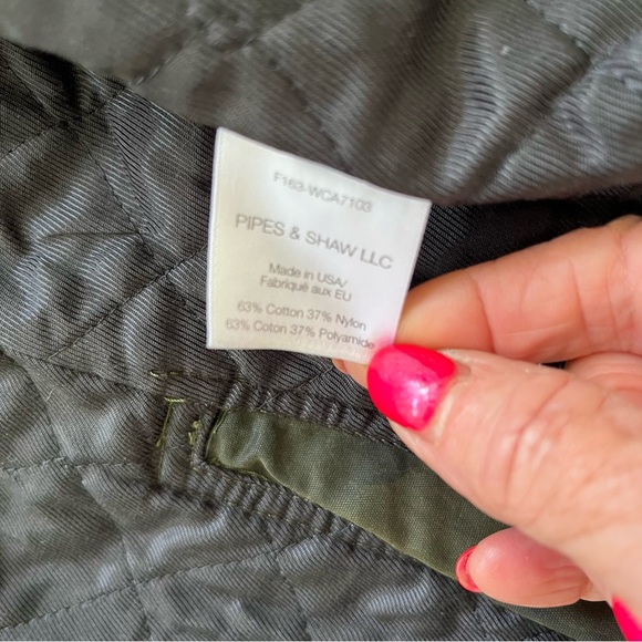Veronica Beard USA WMN Size 2 Army Green Glade Jacket Camo Funnel Neck EUC - Picture 13 of 16
